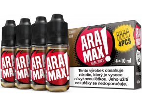 e liquid aramax 4pack coffee max 4x10ml 3mg