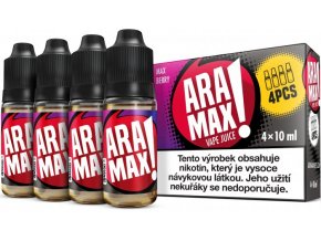 e liquid aramax 4pack max berry 4x10ml 3mg