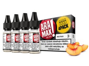 e liquid aramax max peach 4pack 4ks