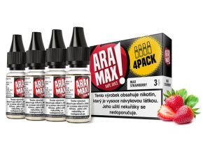 e liquid aramax max strawberry 4pack 4ks
