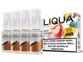 e liquid liqua elements dark tobacco 4pack 4x10ml tabak