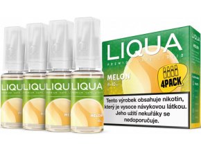 e liquid liqua elements 4pack melon 4x10ml zluty meloun