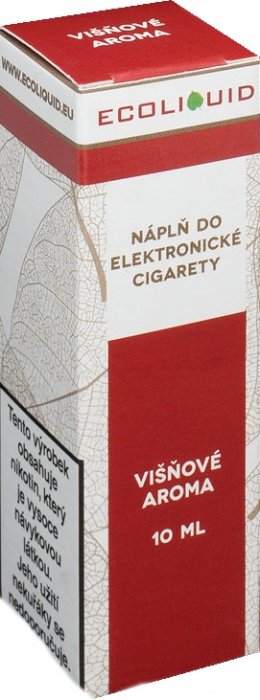 E-liquid Ecoliquid Cherry (Višeň) 10ml Množství nikotinu: 6mg