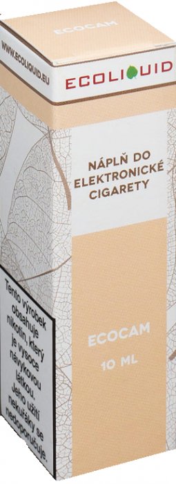 E-liquid Ecoliquid ECOCAM 10ml Množství nikotinu: 20mg