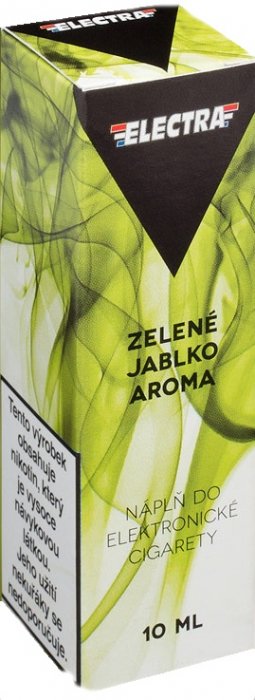 E-liquid ELECTRA Green apple (Zelené jablko) 10ml Množství nikotinu: 20mg