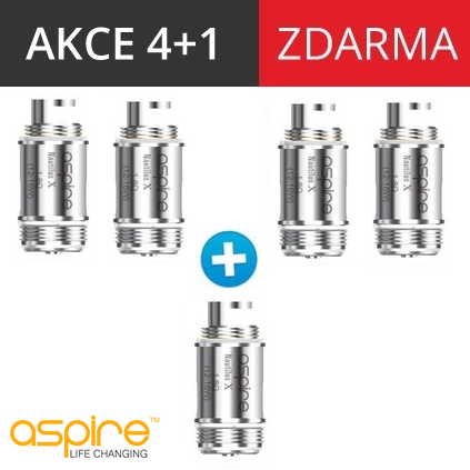 aSpire Nautilus X žhavící hlava nerez 1,8ohm 5ks