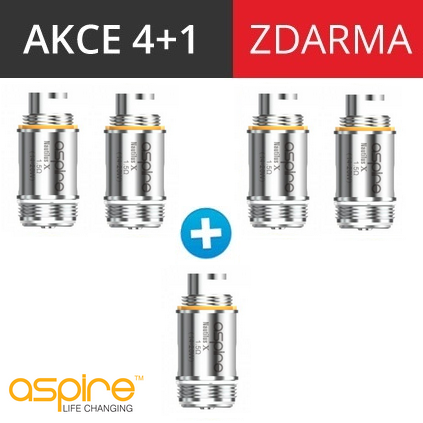 aSpire Nautilus X žhavící hlava nerez 1,5ohm 5ks