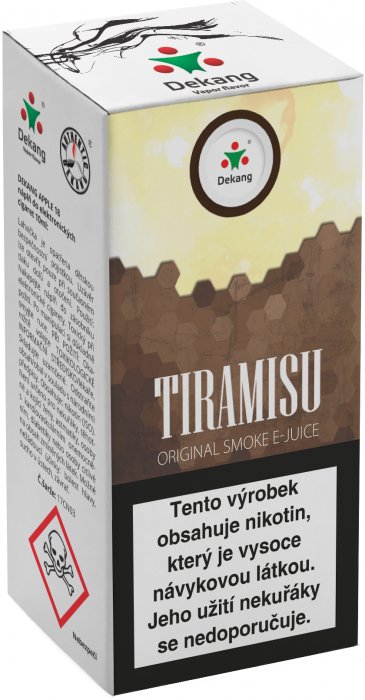 E-liquid Dekang 10ml Tiramisu Množství nikotinu: 16mg