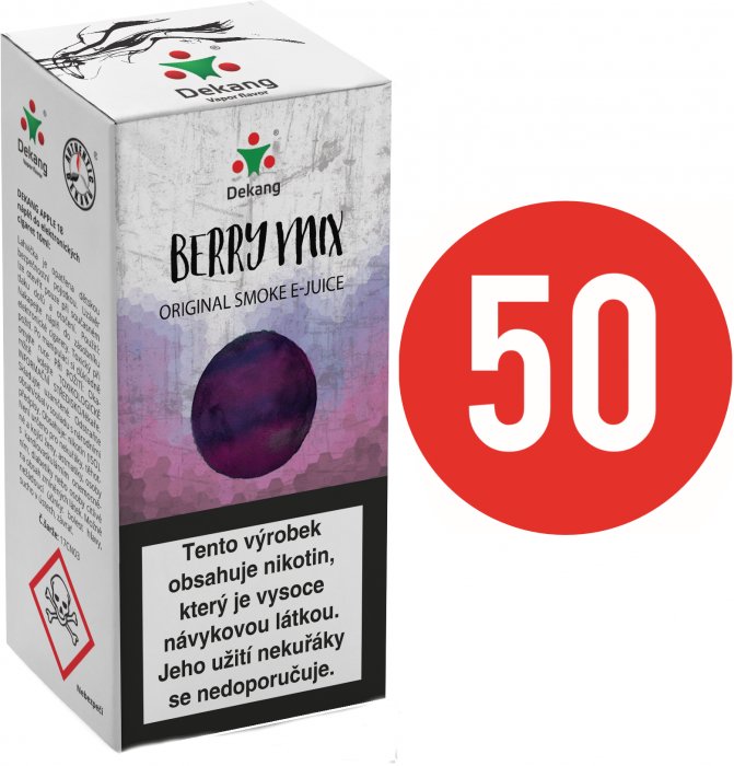 E-liquid Dekang Fifty 10ml Lesní plody (Berry Mix) Množství nikotinu: 6mg