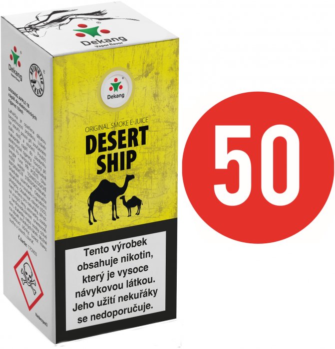 E-liquid Dekang Fifty 10ml Desert ship Množství nikotinu: 18mg