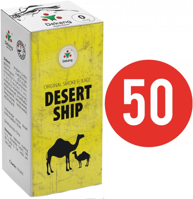 E-liquid Dekang Fifty 10ml Desert ship Množství nikotinu: 0mg