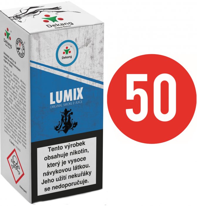 E-liquid Dekang Fifty 10ml Lumix Množství nikotinu: 16mg