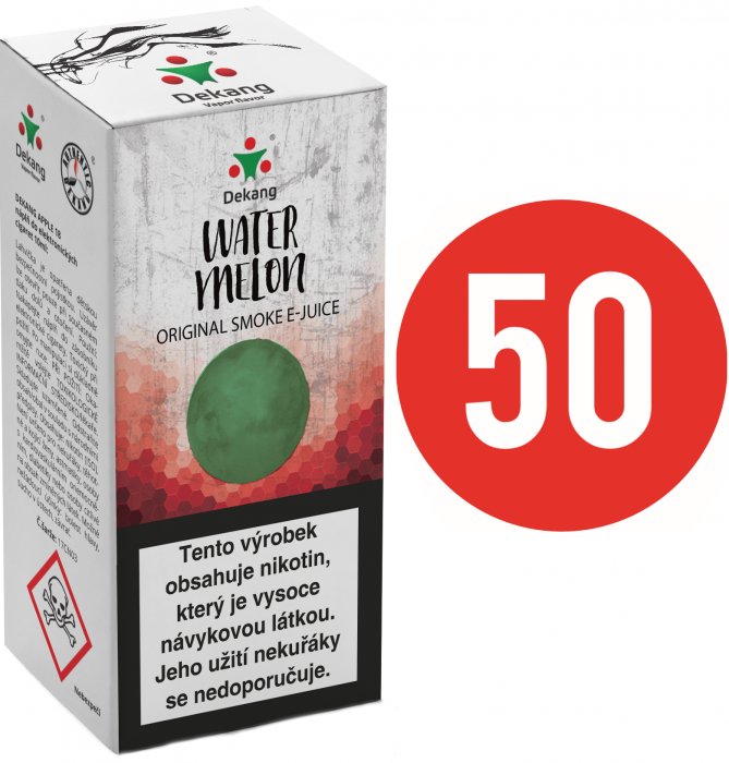 E-liquid Dekang Fifty 10ml Watermelon (Vodní meloun) Množství nikotinu: 11mg