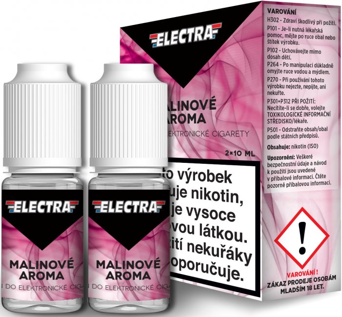 Ecoliquid E-liquid ELECTRA 2Pack Raspberry 2x10ml Množství nikotinu: 0mg