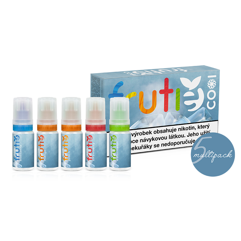 Frutie COOL Variety Pack 5x10ml Množství nikotinu: 2mg