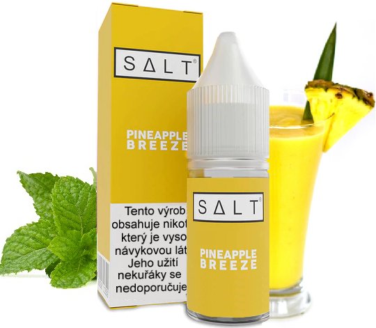 E-liquid Juice Sauz SALT Pineapple Breeze 10ml Množství nikotinu: 20mg