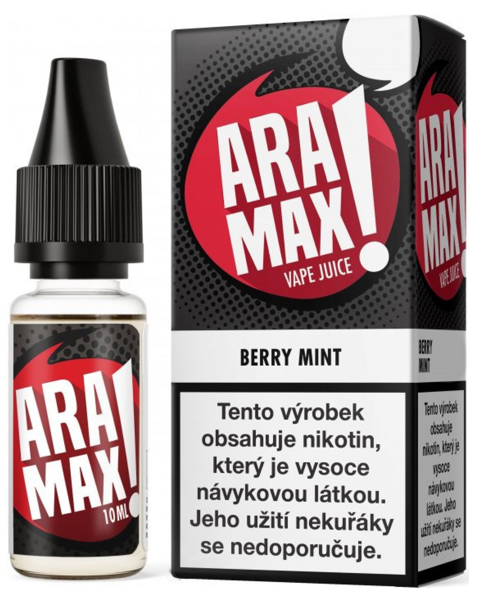 ARAMAX Berry Mint 10ml Množství nikotinu: 12mg