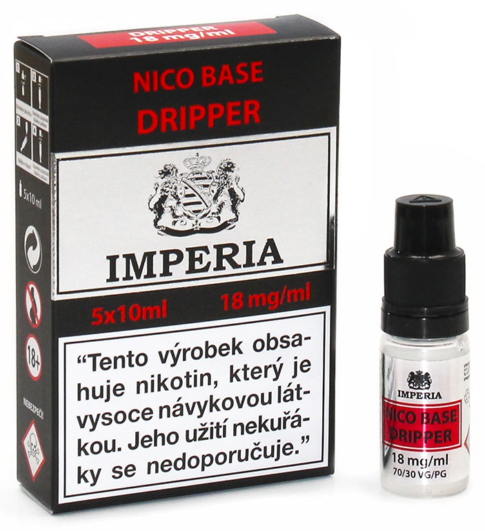 Imperia Báze NICO BASE DRIPPER PG30/VG70 18mg 5x10ml