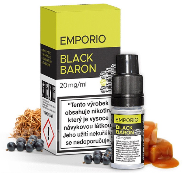 Emporio Salt Black Baron 10ml Množství nikotinu: 20mg