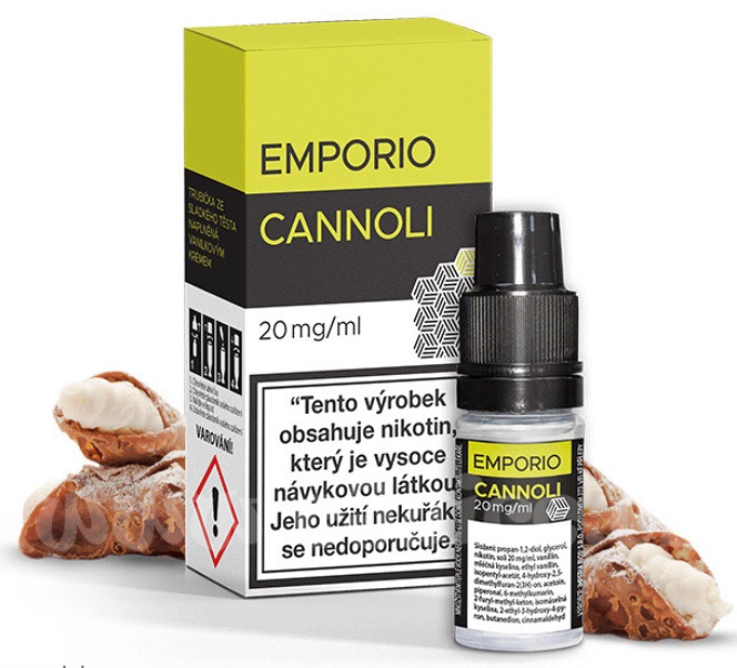 Emporio Salt Cannoli 10ml Množství nikotinu: 20mg