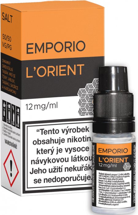 Emporio Salt L'Orient 10ml Množství nikotinu: 12mg