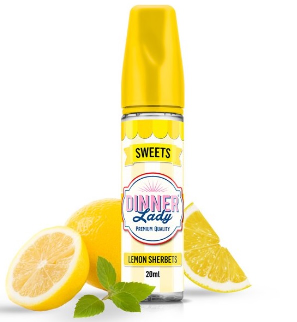 Příchuť Dinner Lady Tuck Shop Shake and Vape - Lemon Sherbet (Jedinečná citrónová chuť) 20ml