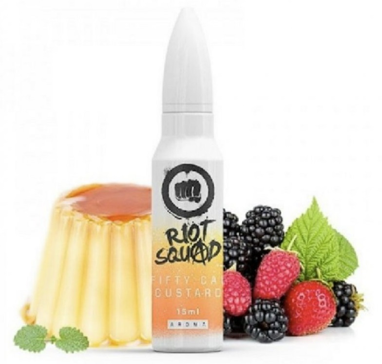 Riot Squad Shake & Vape Fifty Cal Custard 20ml