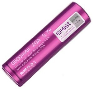 Efest baterie typ 18650 3500mAh 20A