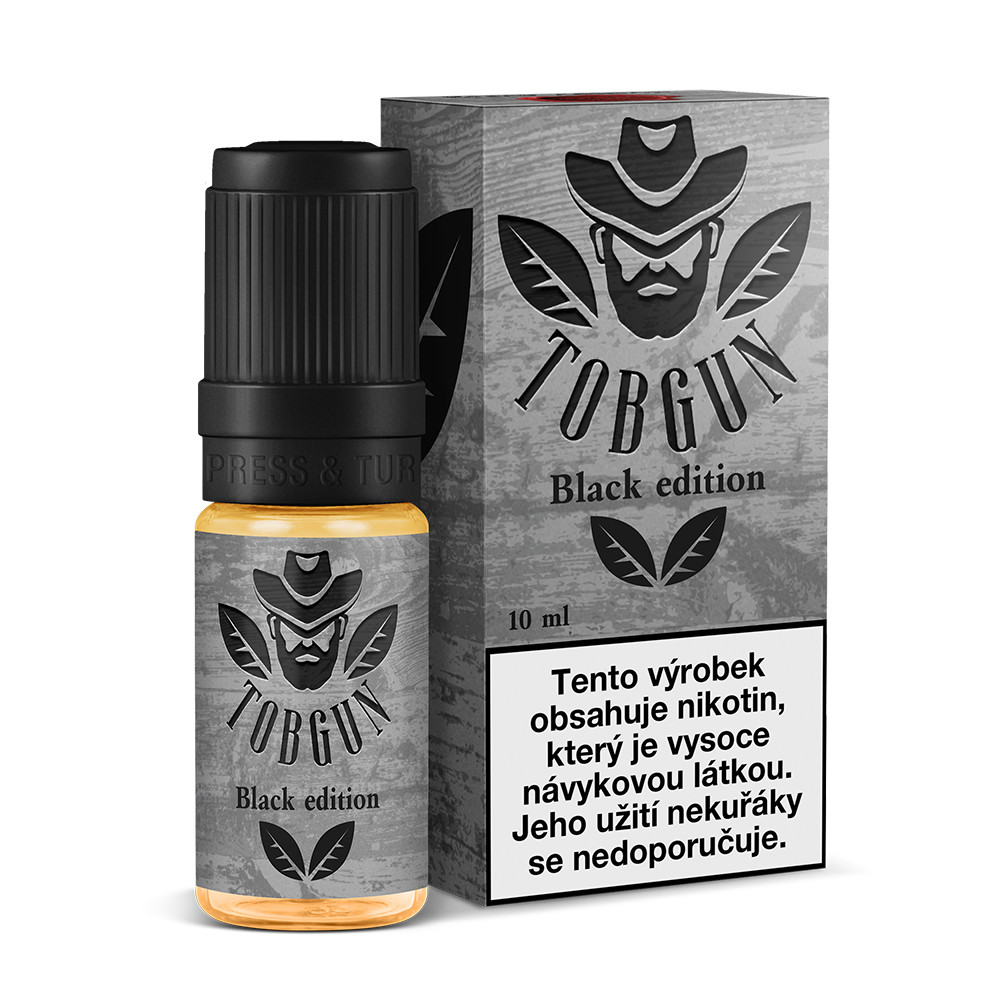 E-liquid TobGun - BLACK 10ml Množství nikotinu: 3mg