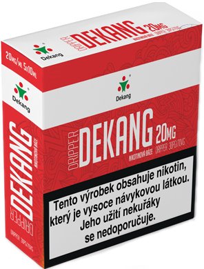 Nikotinová báze Dekang Dripper 5x10ml PG30-VG70 20mg