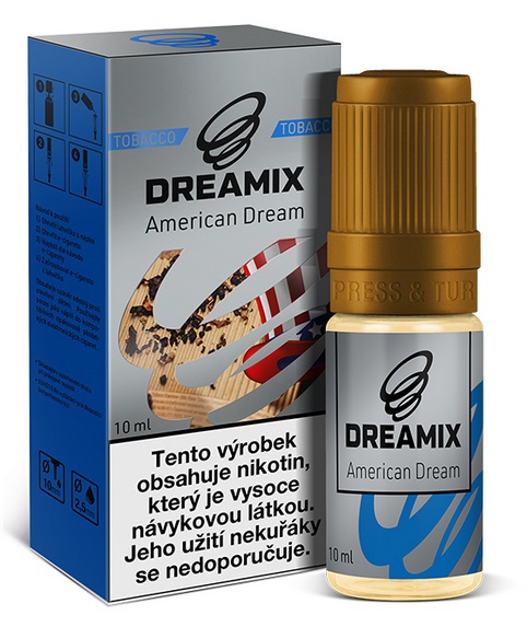 Dreamix Americký tabák 10 ml Množství nikotinu: 18mg