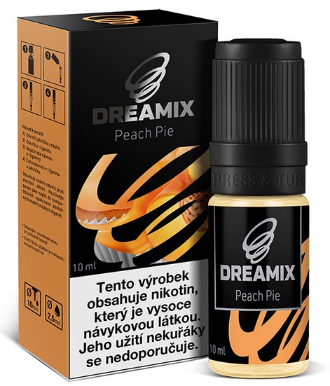 Dreamix Broskvový koláč 10 ml Množství nikotinu: 18mg