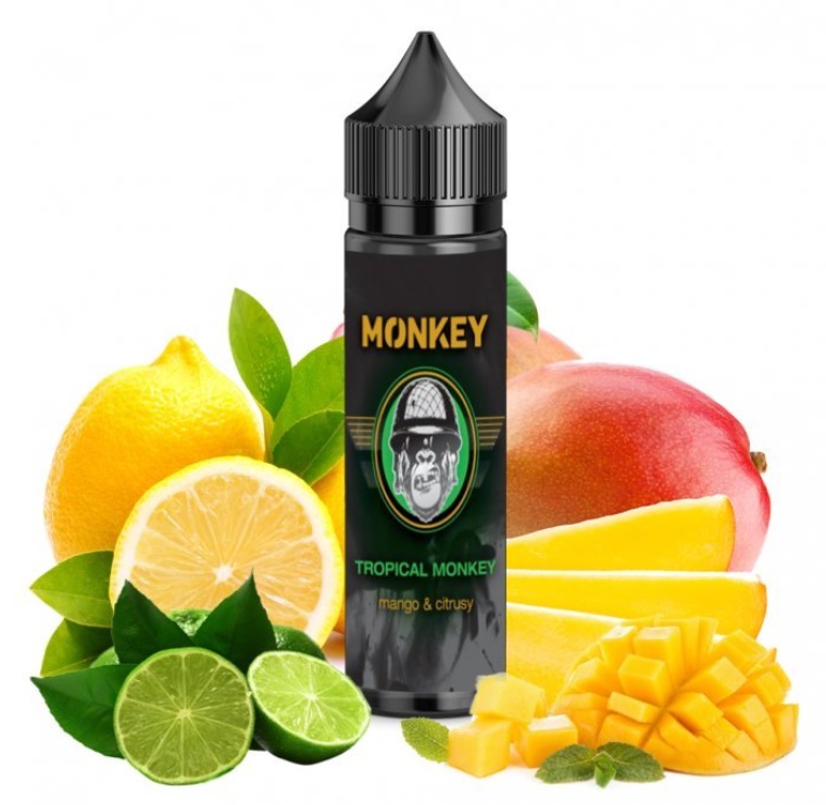 Monkey liquid Tropical Monkey - Citrusový mix s mangem 12ml