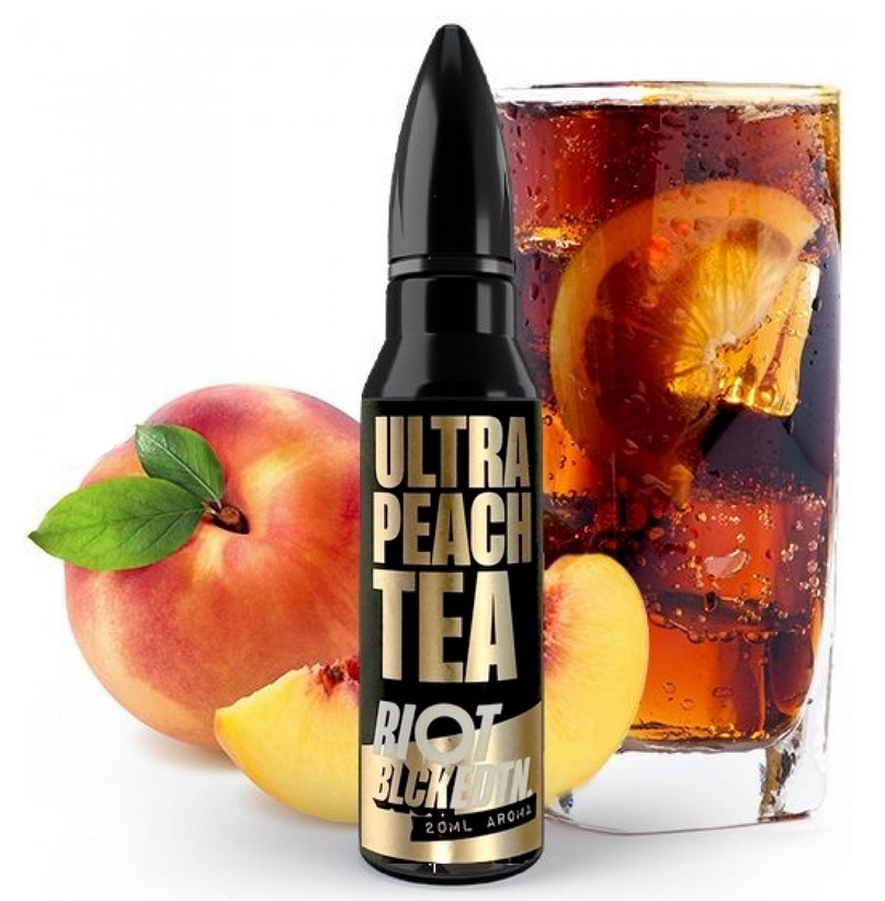 Riot Squad Black Edition Shake & Vape Ultra Peach Tea 20ml