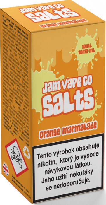 E-liquid Juice Sauz SALT The Jam Vape Co Orange Marmalade 10ml Množství nikotinu: 20mg