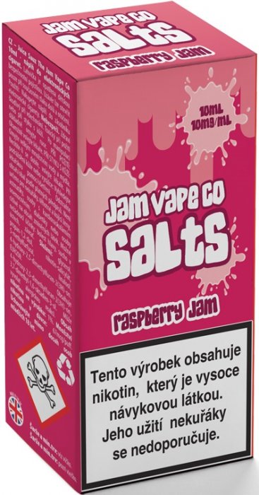 E-liquid Juice Sauz SALT The Jam Vape Co Raspberry Jam 10ml Množství nikotinu: 20mg