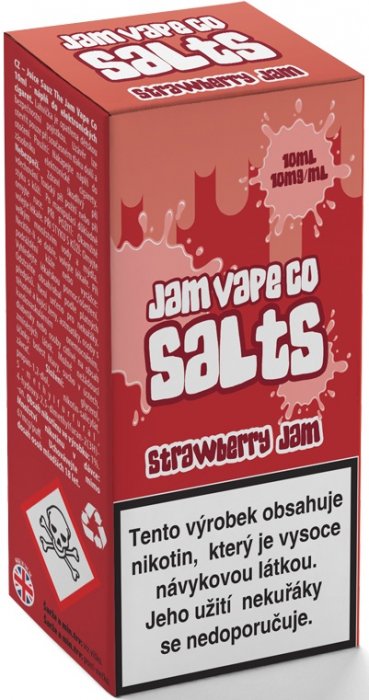 E-liquid Juice Sauz SALT The Jam Vape Co Strawberry Jam 10ml Množství nikotinu: 20mg
