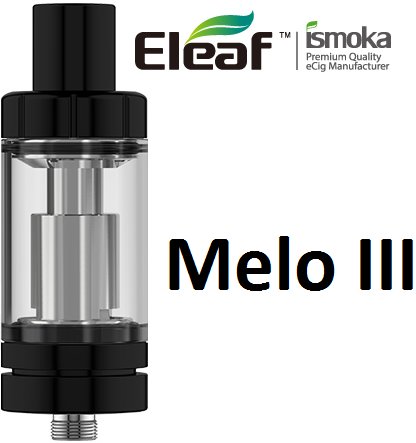Eleaf Melo 3 Clearomizér 4ml Černá