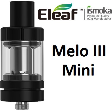 ismoka Eleaf Melo 3 Mini Clearomizér 2ml Černá
