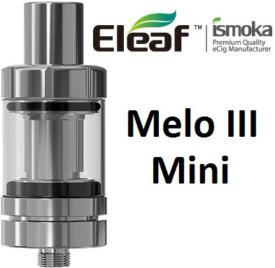 ismoka Eleaf Melo 3 Mini Clearomizér stříbrný 2ml