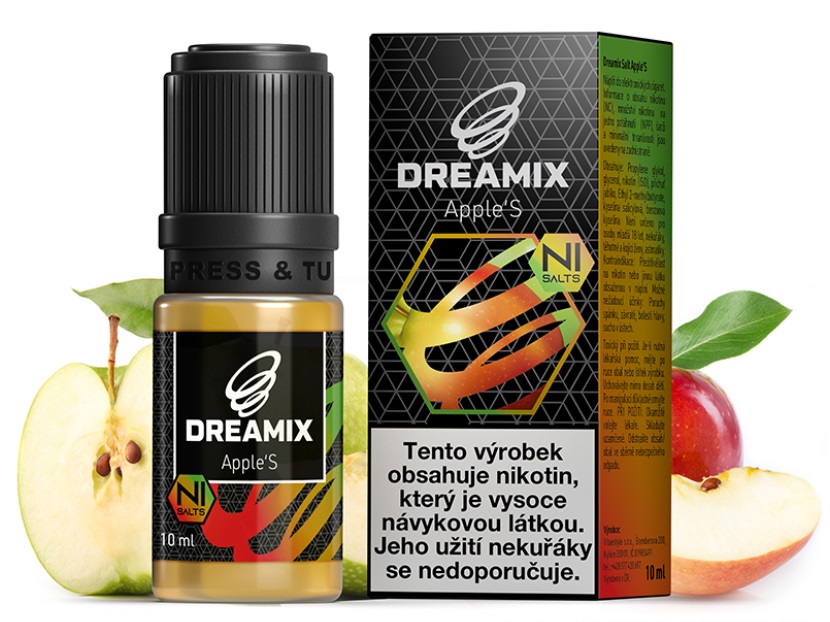 Dreamix Salt Apple'S jablko 10 ml Množství nikotinu: 10mg