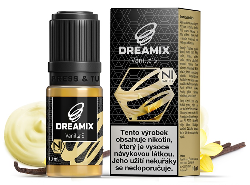 Dreamix Salt Vanilla'S vanilka 10 ml Množství nikotinu: 10mg