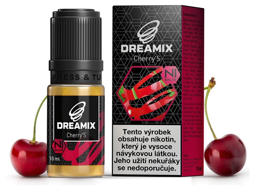 Dreamix Salt Cherry'S třešeň 10 ml Množství nikotinu: 20mg