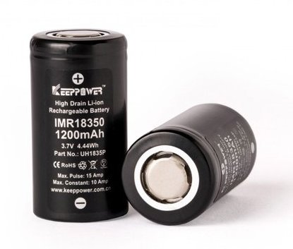 Keeppower Baterie IMR 18350 1200mAh 10A