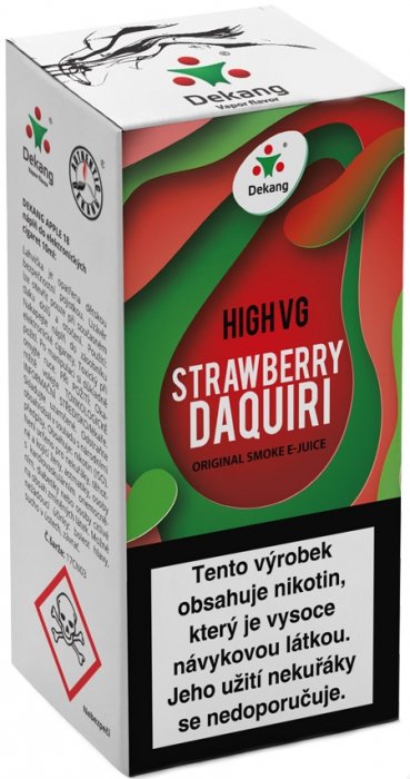 Dekang High VG Strawberry Daquiri 10 ml Množství nikotinu: 3mg