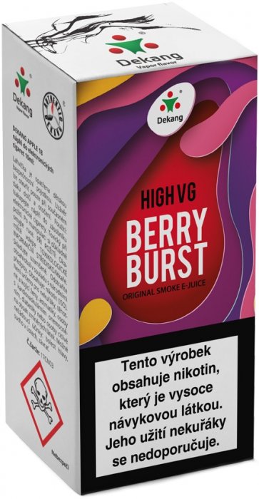 Dekang High VG Berry Burst 10 ml Množství nikotinu: 3mg