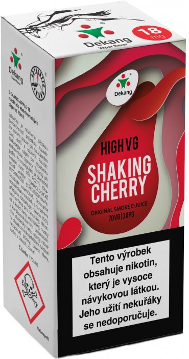 Dekang High VG Shaking Cherry 10 ml Množství nikotinu: 3mg