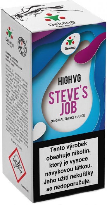 Dekang High VG Steve´s Job 10 ml Množství nikotinu: 6mg