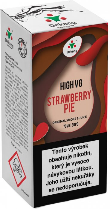 Dekang High VG Strawberry Pie 10 ml Množství nikotinu: 3mg