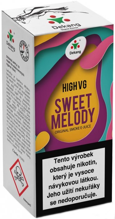 Dekang High VG Sweet Melody 10 ml Množství nikotinu: 6mg